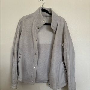 Lululemon Gray Fleece-Lined Jacket
